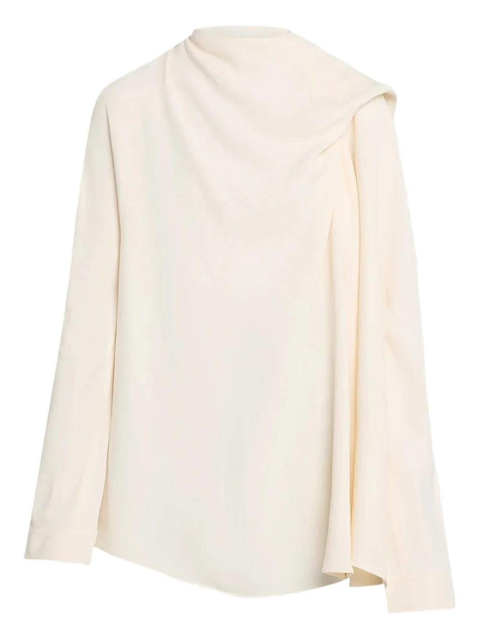 Draped Cady Blouse