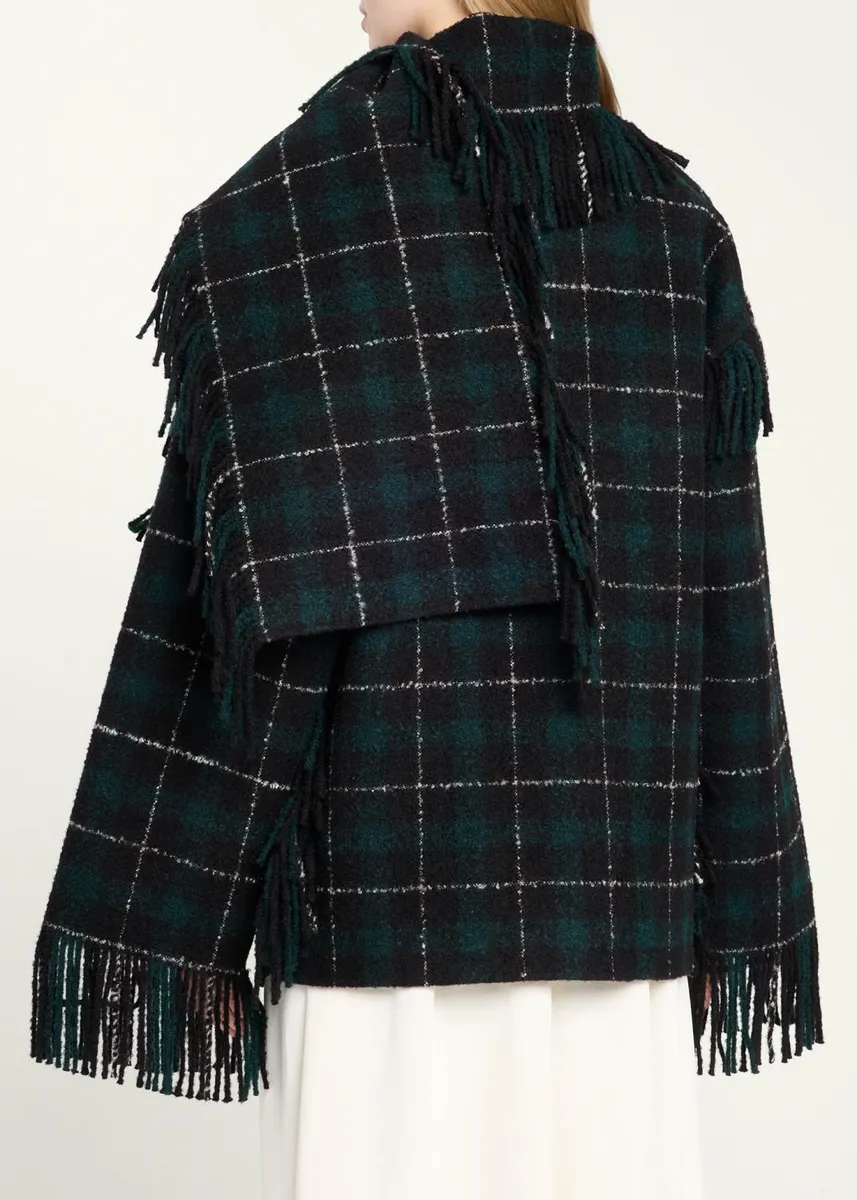 TOTEME Fringed Scarf Jacket | Thumbnail 3 TOTEME Fringed Scarf Jacket | Thumbnail 3