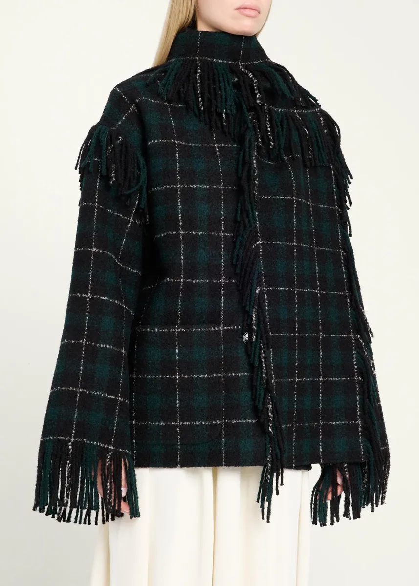 TOTEME Fringed Scarf Jacket | Thumbnail 4 TOTEME Fringed Scarf Jacket | Thumbnail 4
