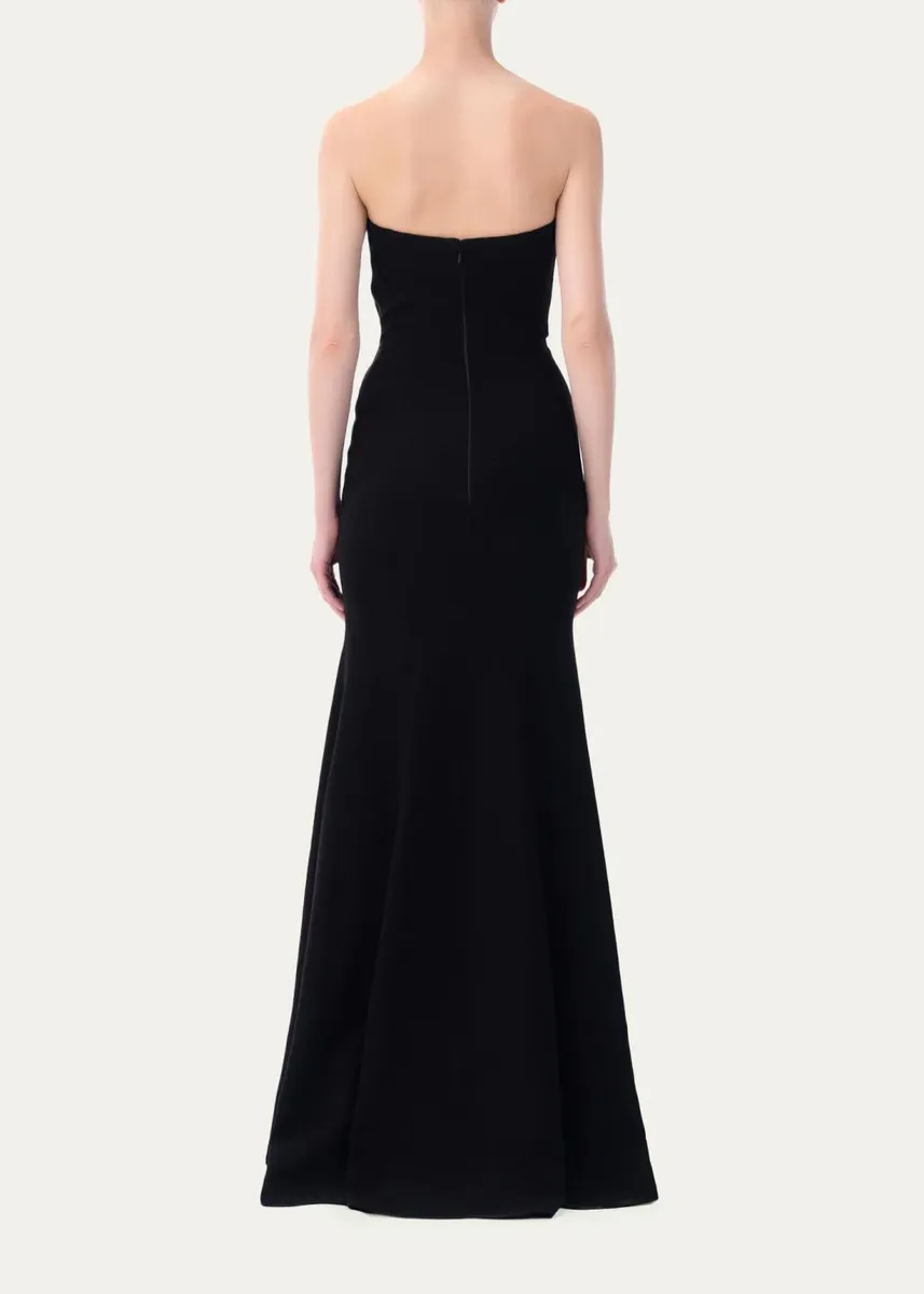 Gaurav Gupta Organza Trim Strapless Trumpet Gown | Thumbnail 3 Gaurav Gupta Organza Trim Strapless Trumpet Gown | Thumbnail 3