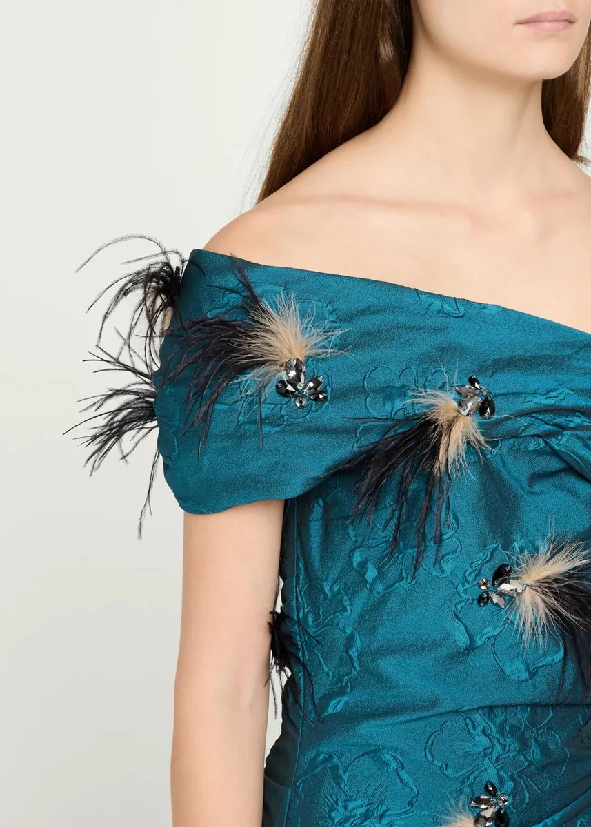Ulla Johnson Violeta Embellished Off-the-Shoulder Dress | Thumbnail 5 Ulla Johnson Violeta Embellished Off-the-Shoulder Dress | Thumbnail 5