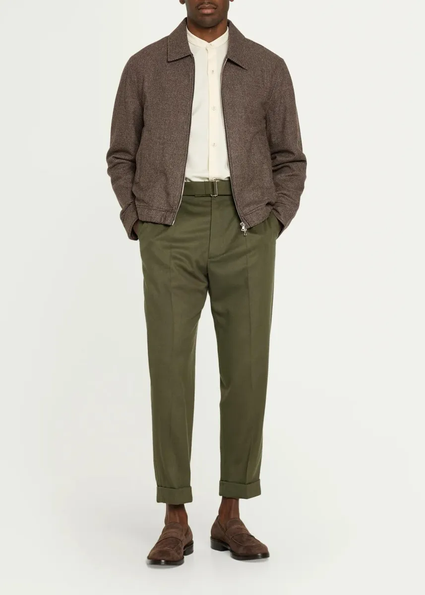 OFFICINE GÉNÉRALE Men's Houndstooth Wool Jacket | Thumbnail 2 OFFICINE GÉNÉRALE Men's Houndstooth Wool Jacket | Thumbnail 2