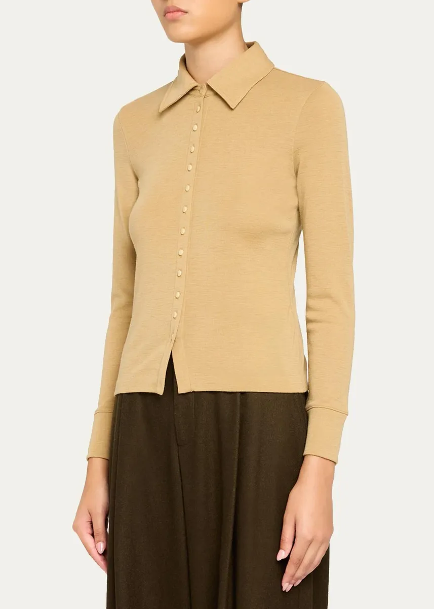Vince Multi-Button Collared Cardigan Top | Thumbnail 8 Vince Multi-Button Collared Cardigan Top | Thumbnail 8