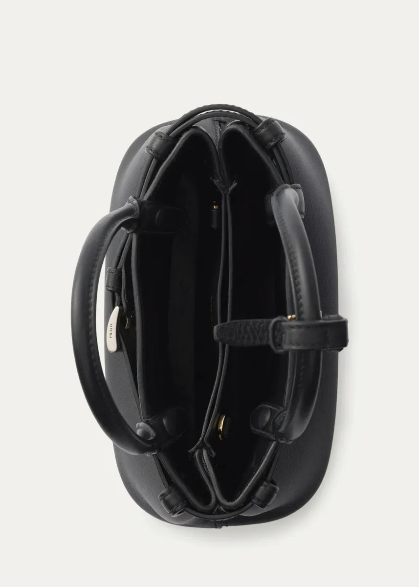 Prada Buckle Small Leather Top-Handle Bag | Thumbnail 4 Prada Buckle Small Leather Top-Handle Bag | Thumbnail 4