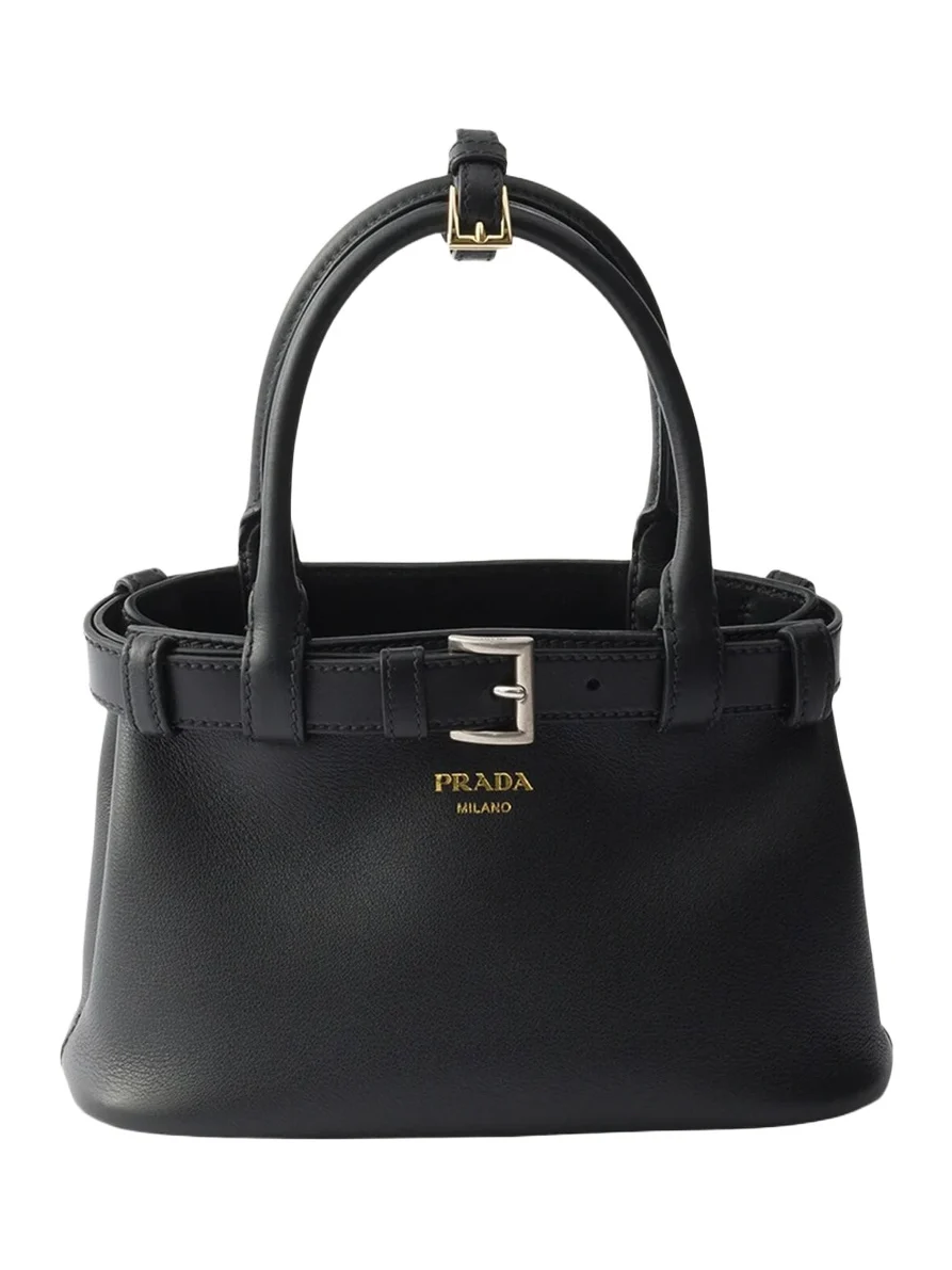 Buckle Small Leather Top-Handle Bag Buckle Small Leather Top-Handle Bag
