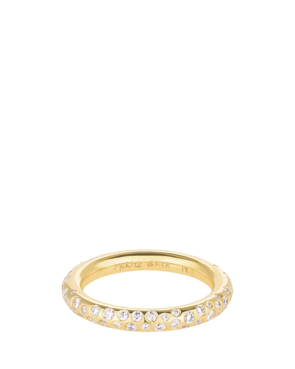 MORITZ GLIK 18K Yellow Gold Circo Gala Band with Diamonds | Thumbnail 2 MORITZ GLIK 18K Yellow Gold Circo Gala Band with Diamonds | Thumbnail 2