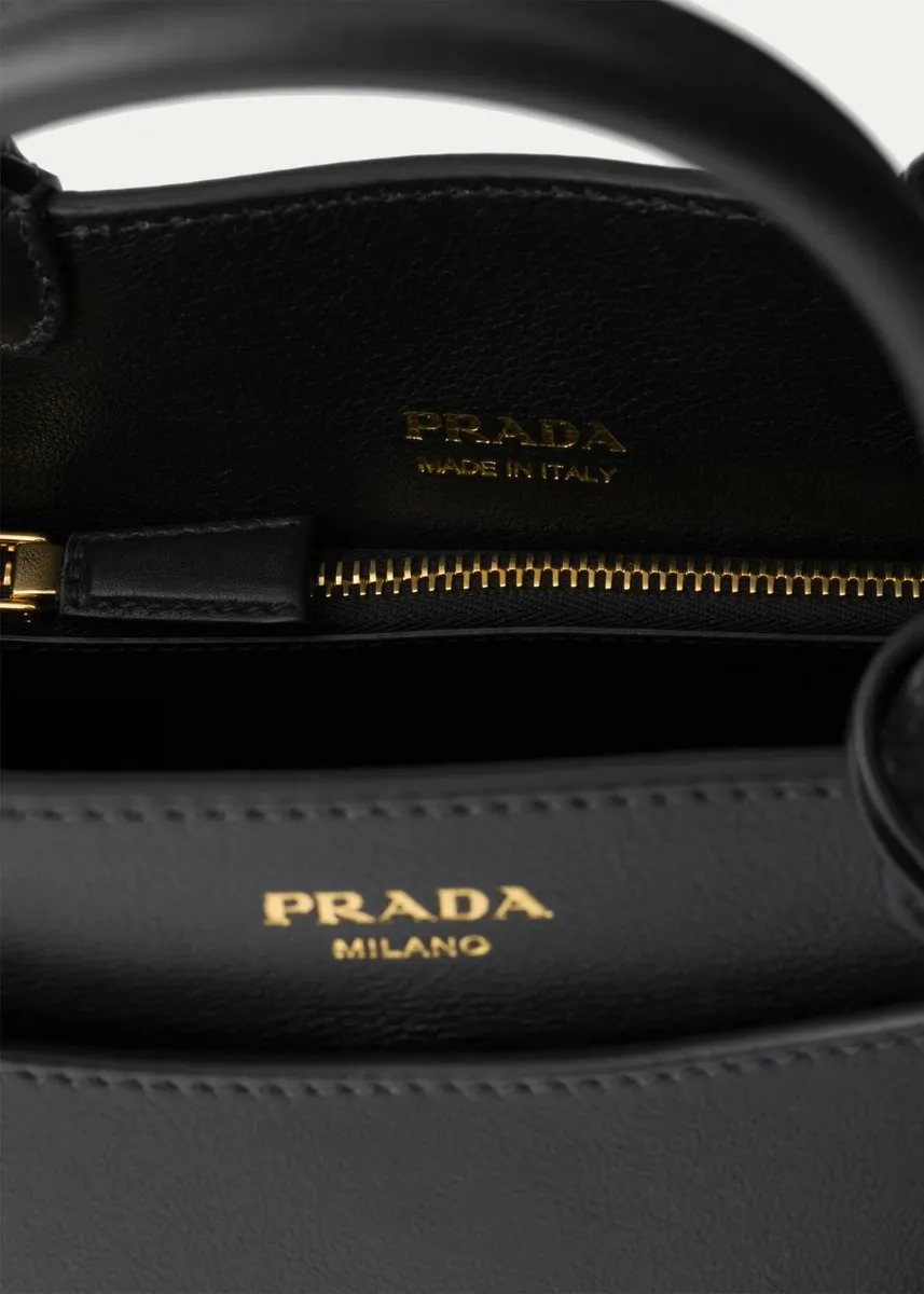 Prada Prelude Medium Leather Top-Handle Bag | Thumbnail 4 Prada Prelude Medium Leather Top-Handle Bag | Thumbnail 4
