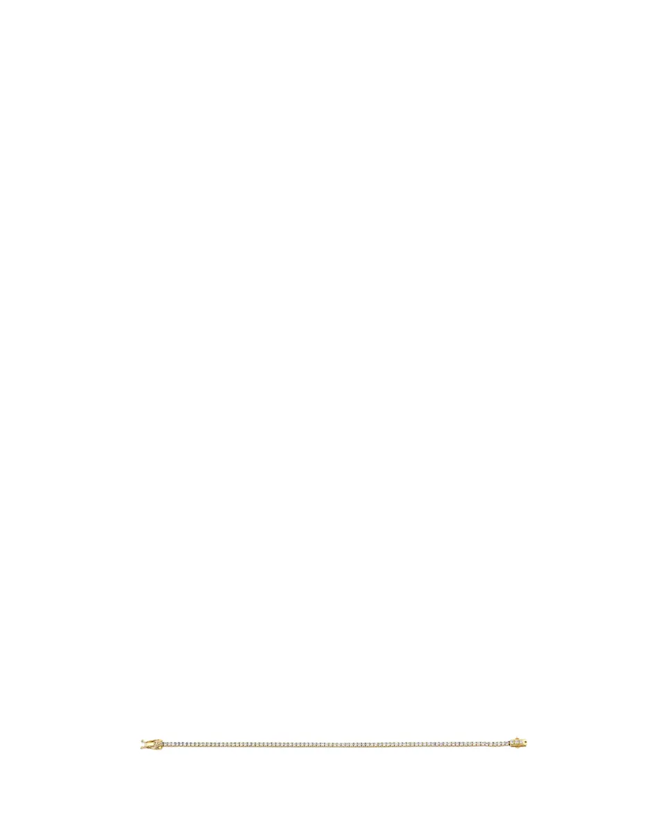 Sydney Evan 14K Yellow Gold Prong-Set Diamond Tennis Bracelet, 6.75"L | Thumbnail 2