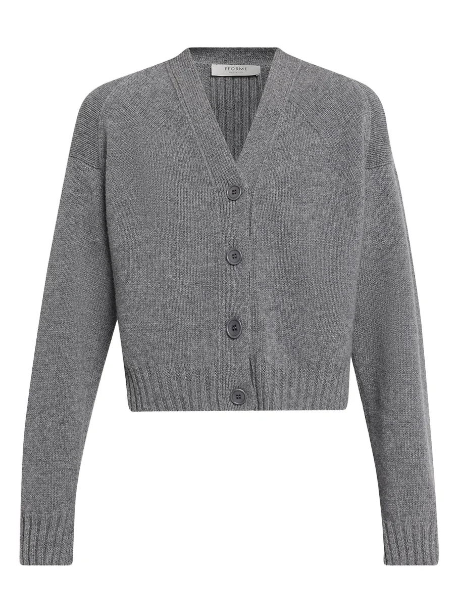FFORME Enika Cropped Wool-Cashmere Cardigan