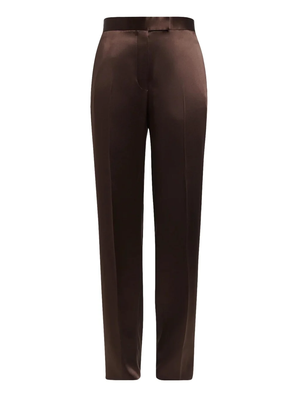 Silk Satin Wide-Leg Pants