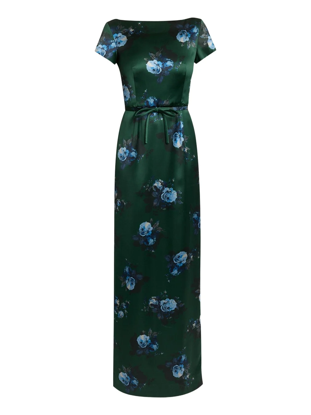 Erdem Duchess Printed Boatneck Maxi Dress