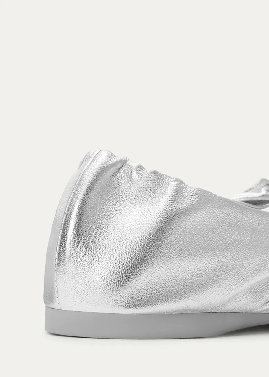 Loewe Pebble Soft Square Toe Ballerina Flats | Thumbnail 3 Loewe Pebble Soft Square Toe Ballerina Flats | Thumbnail 3