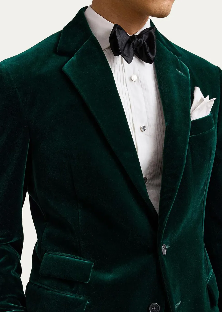 Ralph Lauren Purple Label Men's Kent Hand-Tailored Velvet Jacket | Thumbnail 5 Ralph Lauren Purple Label Men's Kent Hand-Tailored Velvet Jacket | Thumbnail 5