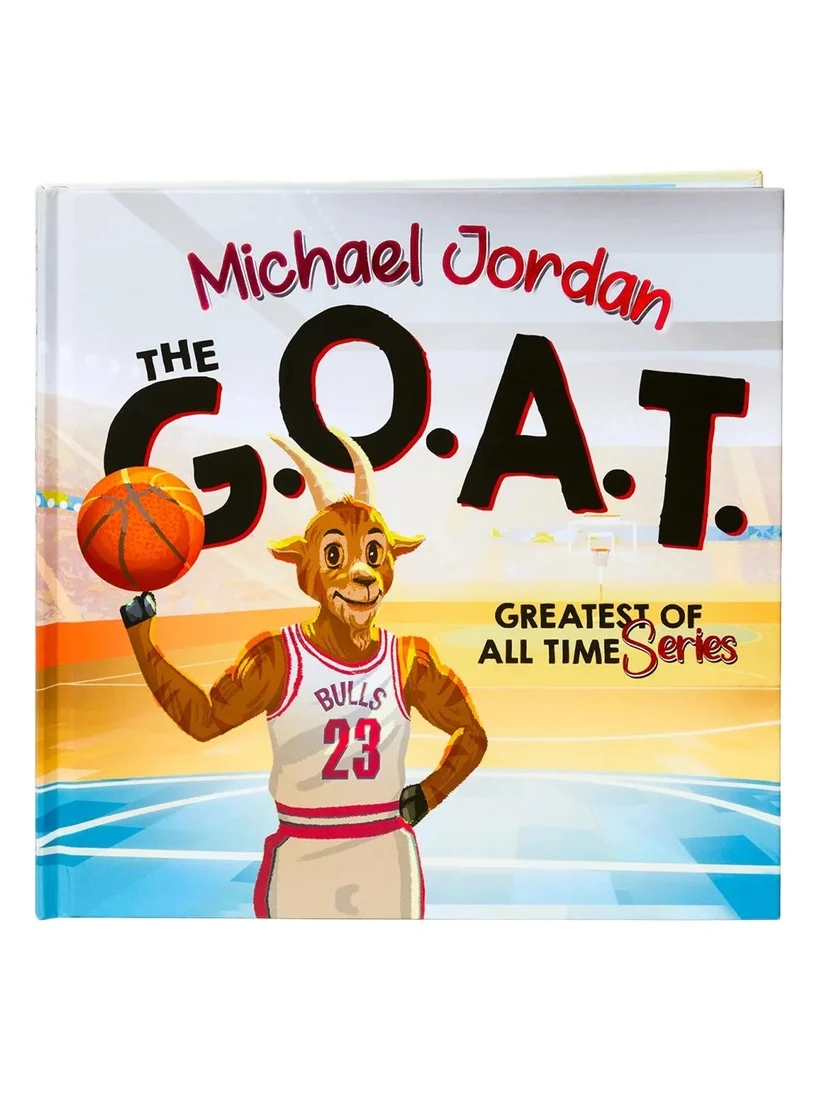 The Goat Academy "Michael Jordan, The GOAT" Hardcover Book