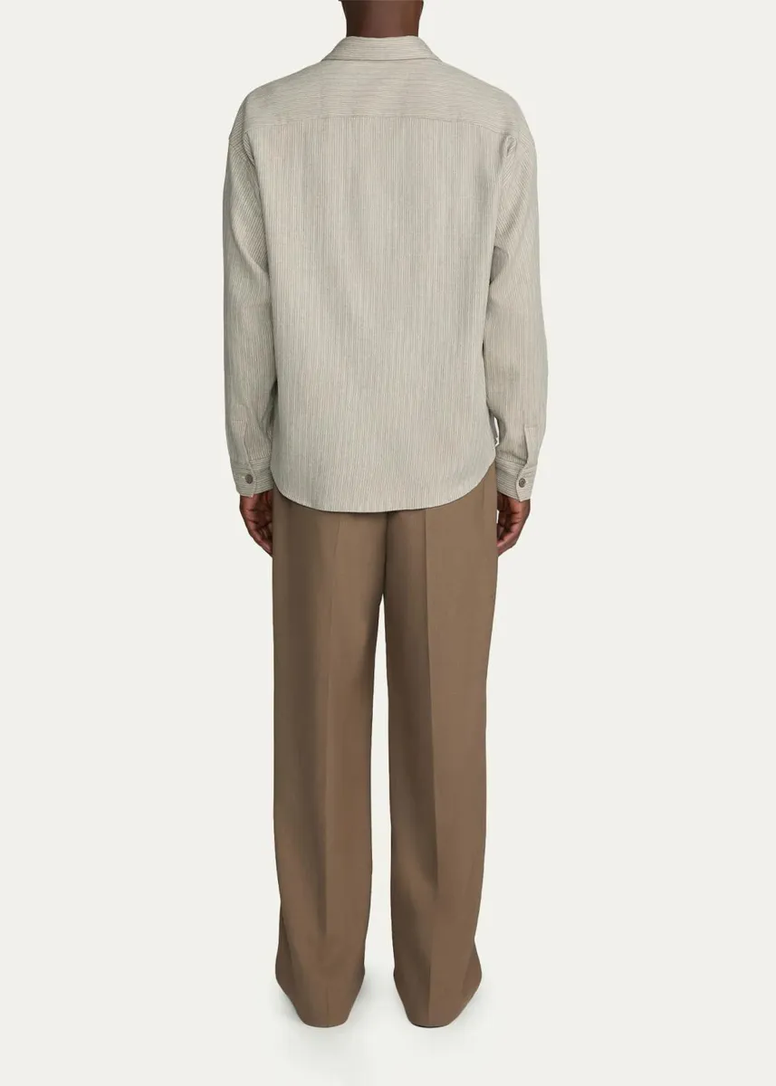 Frame Men's Straight Leg Double-Pleated Pants | Thumbnail 3