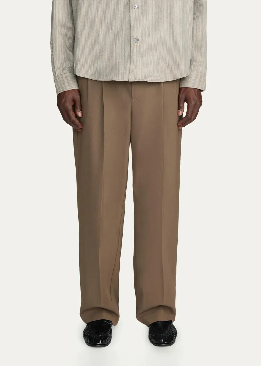 Frame Men's Straight Leg Double-Pleated Pants | Thumbnail 4