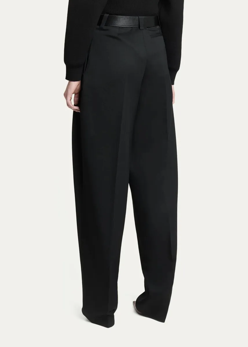 Givenchy Silk Pants with Inverted Pleats | Thumbnail 3 Givenchy Silk Pants with Inverted Pleats | Thumbnail 3