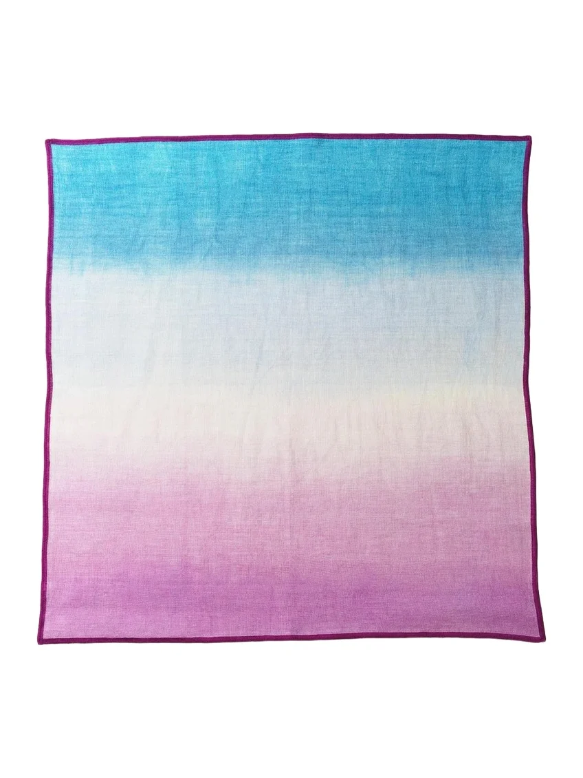 Emily P. Wheeler Pacific Hand-Dyed Linen Dinner Napkins, Set of 8