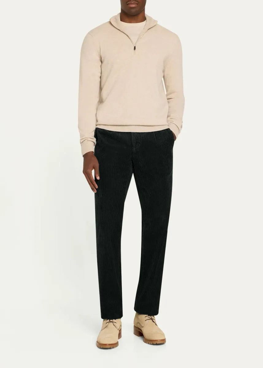 Massimo Alba Corduroy Cotton Pants | Thumbnail 2 Massimo Alba Corduroy Cotton Pants | Thumbnail 2