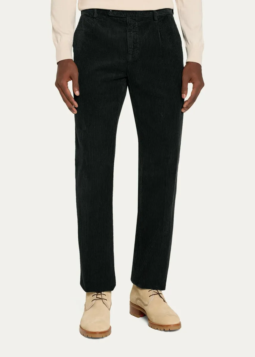 Massimo Alba Corduroy Cotton Pants | Thumbnail 4 Massimo Alba Corduroy Cotton Pants | Thumbnail 4