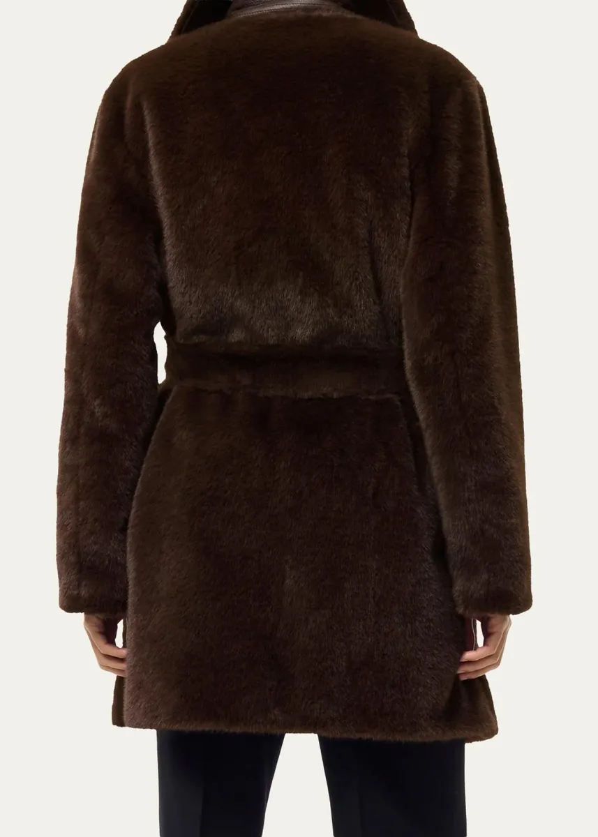 Burberry Belvedere Faux Fur Car Coat | Thumbnail 2 Burberry Belvedere Faux Fur Car Coat | Thumbnail 2