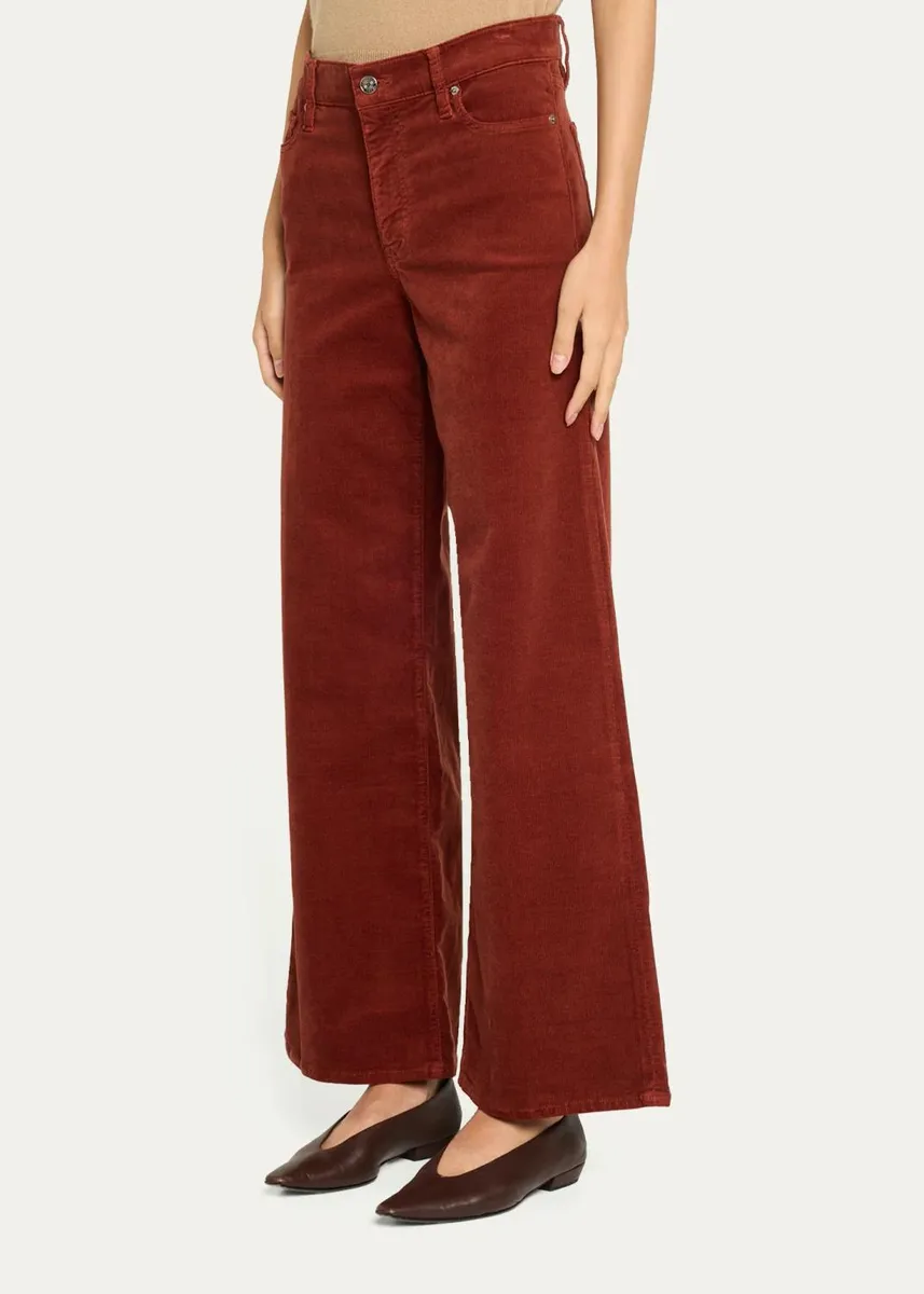 Frame Le Slim Palazzo Corduroy Jeans | Thumbnail 4 Frame Le Slim Palazzo Corduroy Jeans | Thumbnail 4