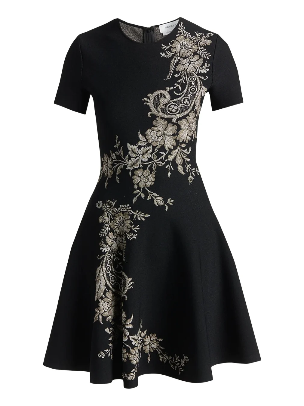 Volume Asymmetric Jacquard Mini Dress Volume Asymmetric Jacquard Mini Dress