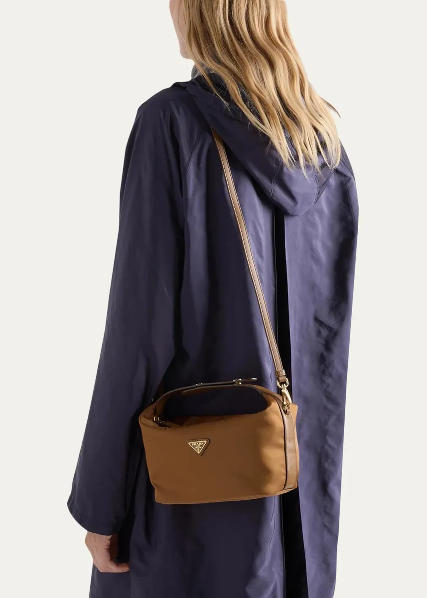 Prada Cherie Mini Re-Nylon Top-Handle Bag | Thumbnail 5 Prada Cherie Mini Re-Nylon Top-Handle Bag | Thumbnail 5
