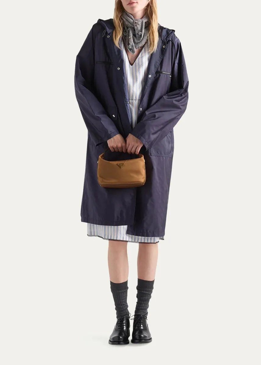 Prada Cherie Mini Re-Nylon Top-Handle Bag | Thumbnail 8 Prada Cherie Mini Re-Nylon Top-Handle Bag | Thumbnail 8