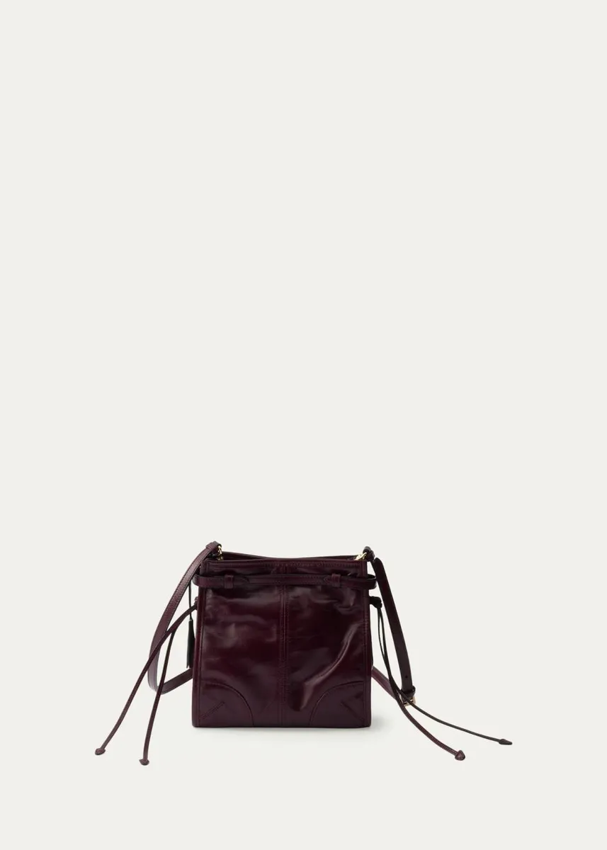 Prada Bonnie Mini Leather Crossbody Bag | Thumbnail 8