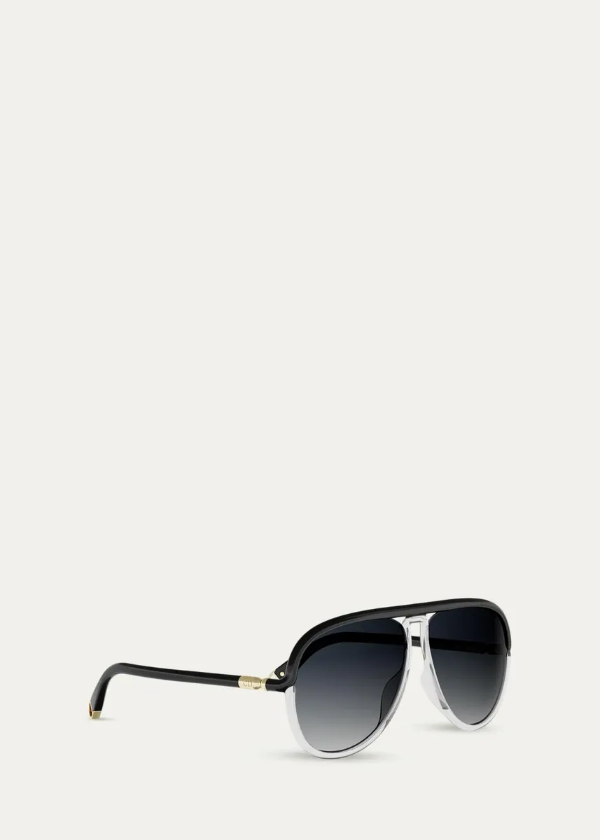 Dior Twincolors 61MM Aviator Sunglasses | Thumbnail 2