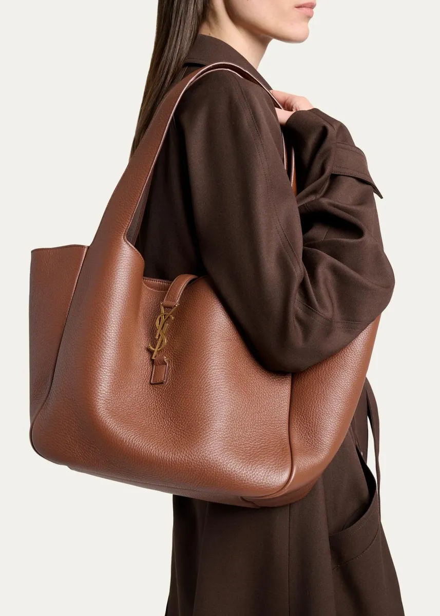 Saint Laurent Le 5 À 7 Bea YSL Tote Bag in Deer Leather | Thumbnail 6