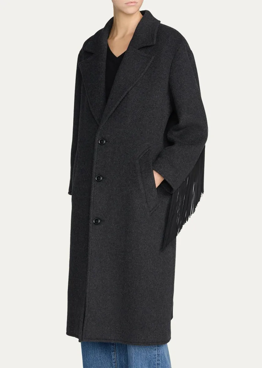 Frame The Rodea Wool-Blend Coat | Thumbnail 4 Frame The Rodea Wool-Blend Coat | Thumbnail 4