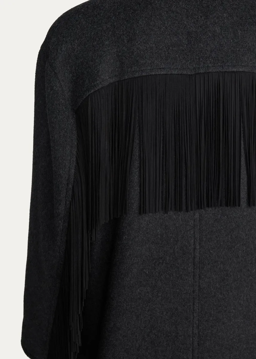 Frame The Rodea Wool-Blend Coat | Thumbnail 5 Frame The Rodea Wool-Blend Coat | Thumbnail 5