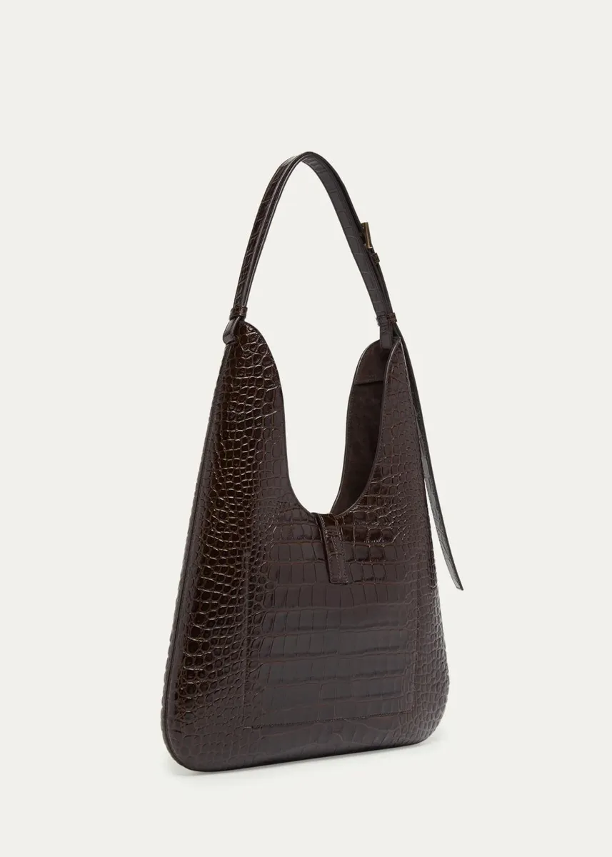 Tom Ford Kara Croc-Embossed Leather Hobo Bag | Thumbnail 3 Tom Ford Kara Croc-Embossed Leather Hobo Bag | Thumbnail 3