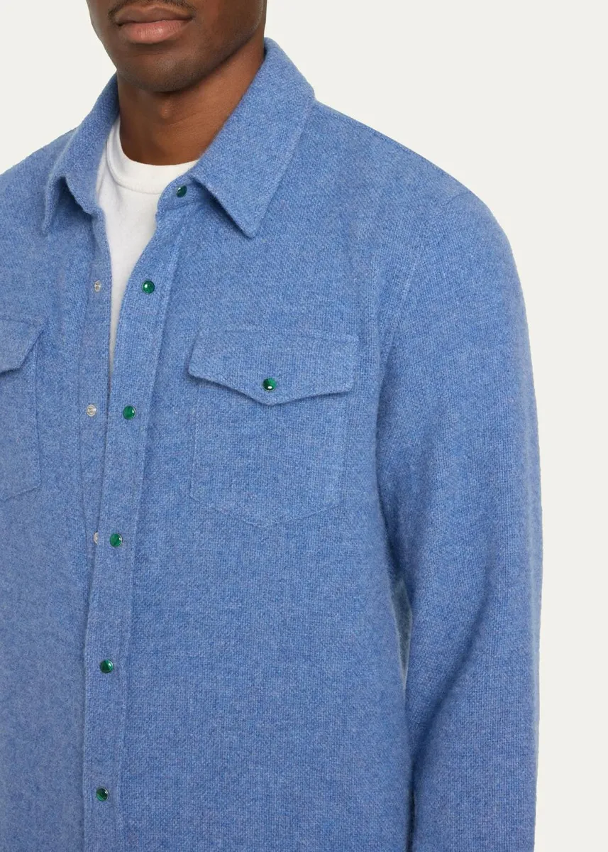 God’s True Cashmere Men's Cashmere Shirt | Thumbnail 5 God’s True Cashmere Men's Cashmere Shirt | Thumbnail 5