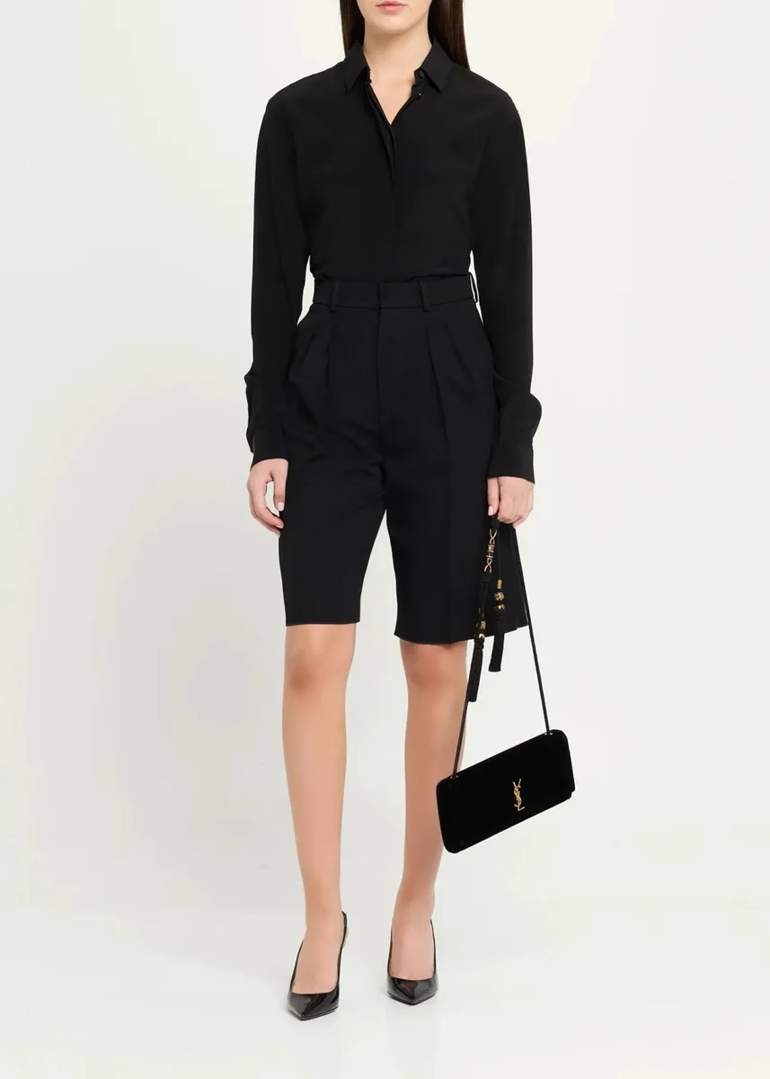 Saint Laurent Kate YSL Velvet Shoulder Bag | Thumbnail 5