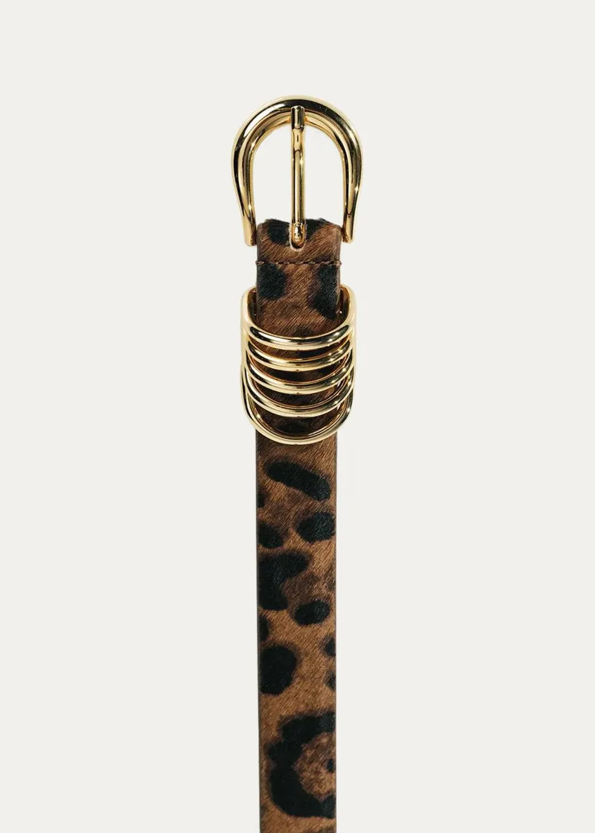 Déhanche Hollyhock Zebra-Print Calf Hair Belt | Thumbnail 3 Déhanche Hollyhock Zebra-Print Calf Hair Belt | Thumbnail 3