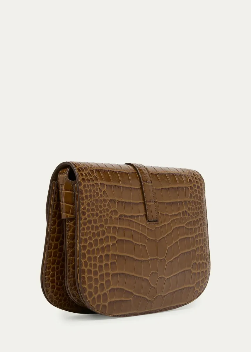 Tom Ford Kara Small Croc-Embossed Leather Crossbody Bag | Thumbnail 3