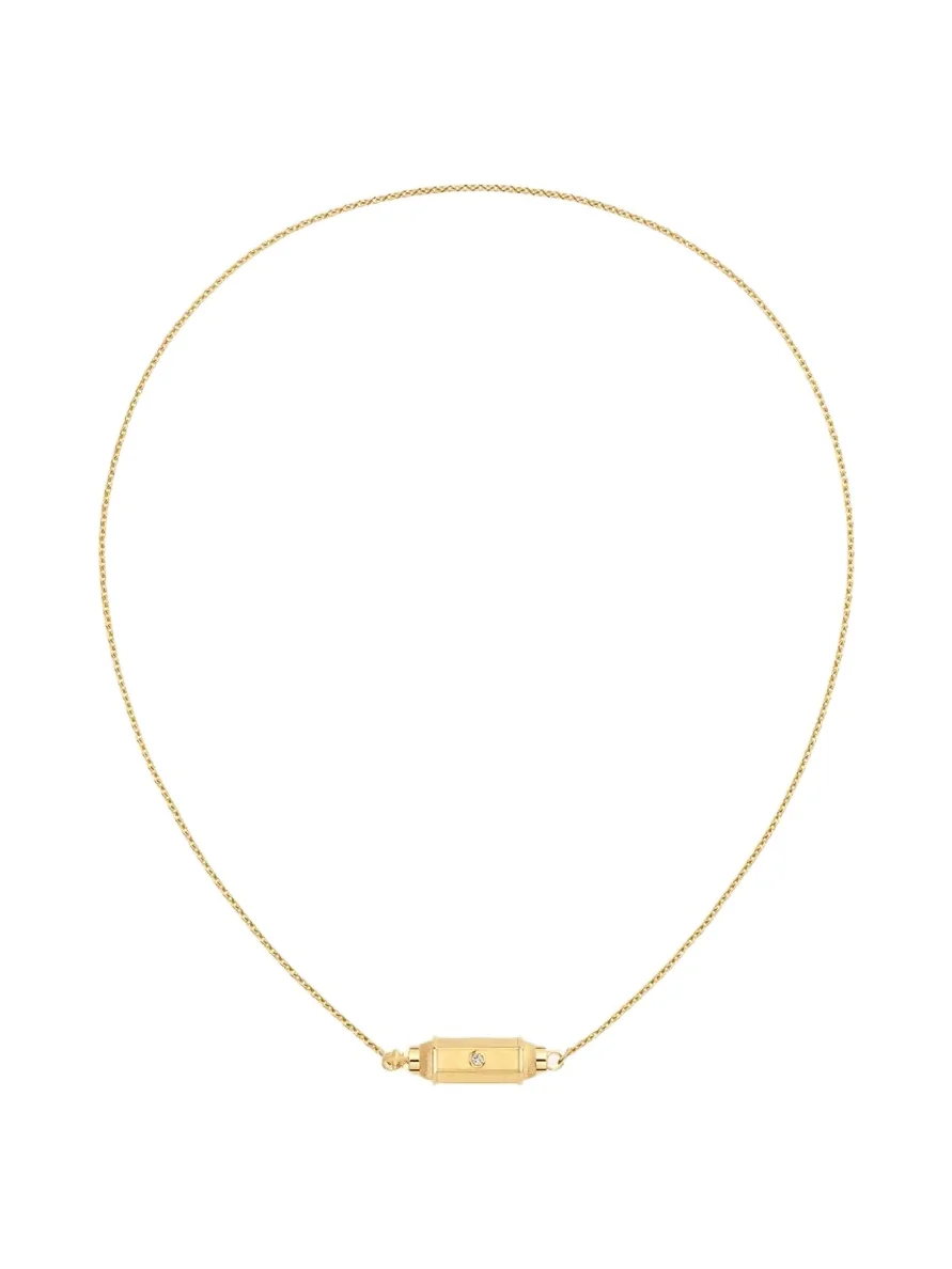 18K Yellow Gold & 0.11 TCW Diamond Necklace
