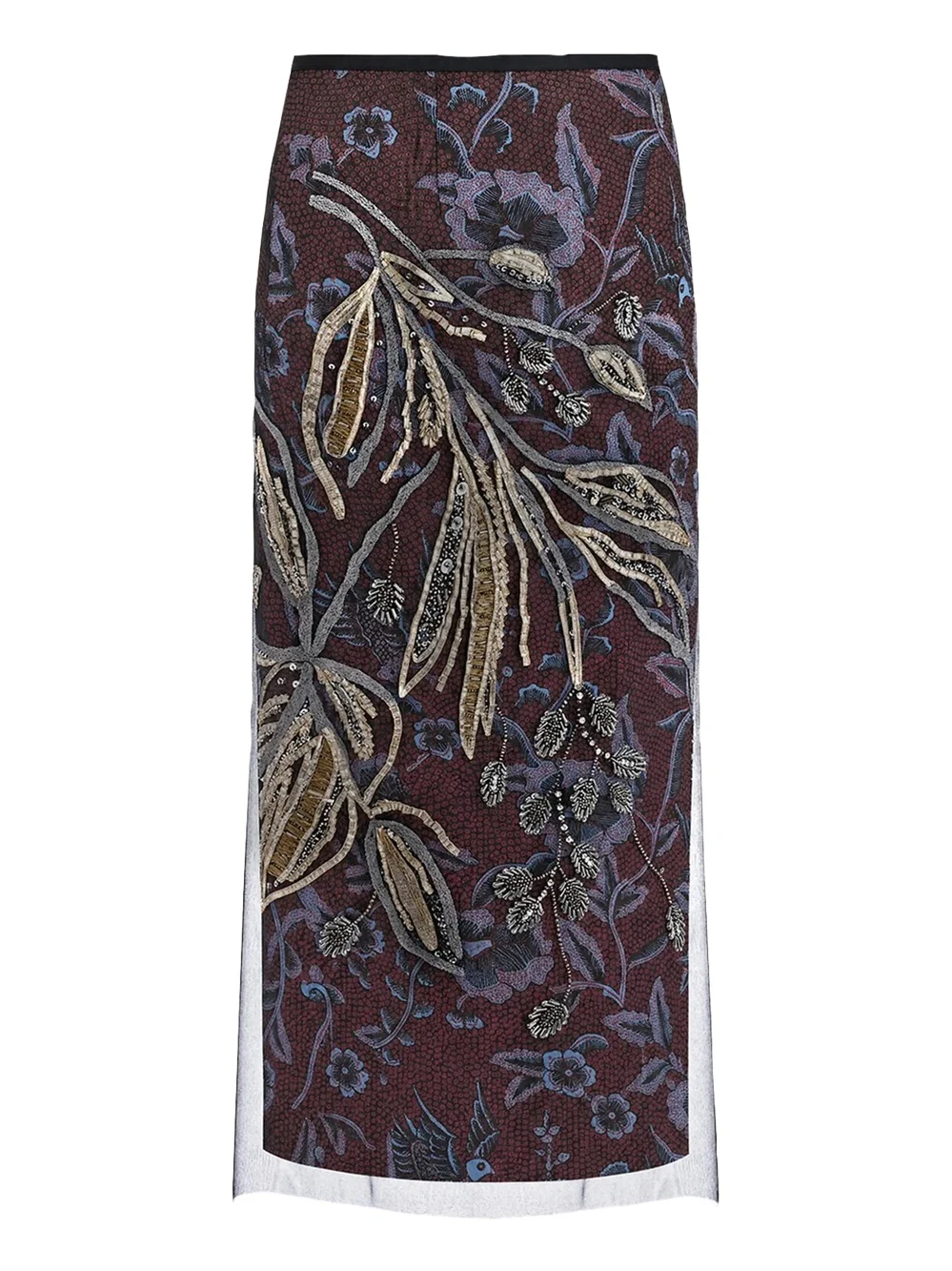 Gramercy Layered Floral Midi Skirt
