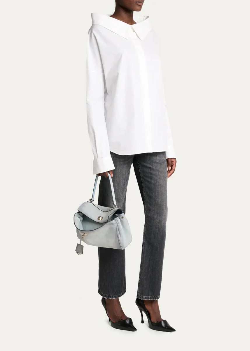 Balenciaga Rodeo Small Suede Top-Handle Bag | Thumbnail 5 Balenciaga Rodeo Small Suede Top-Handle Bag | Thumbnail 5