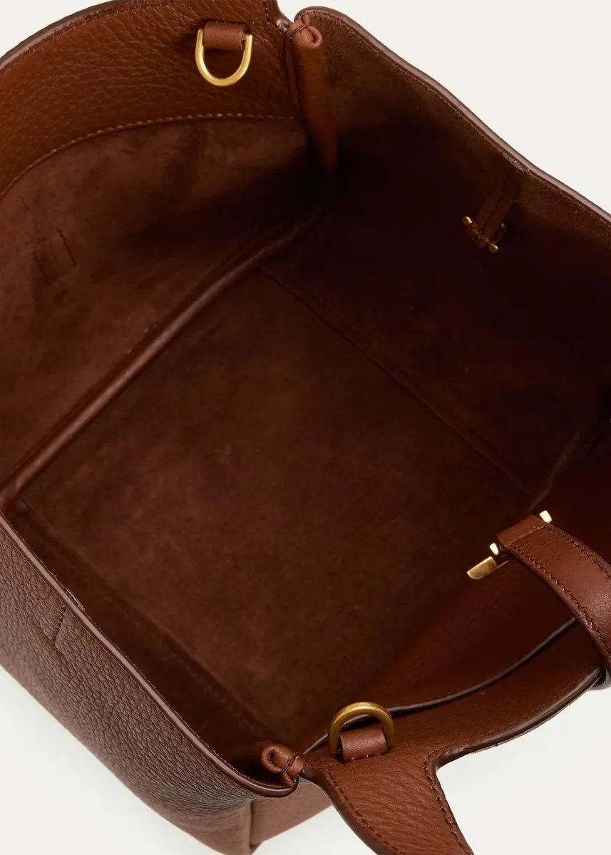 Saint Laurent Le 5 à 7 Bea Mini Tote Bag in Grained Leather | Thumbnail 4 Saint Laurent Le 5 à 7 Bea Mini Tote Bag in Grained Leather | Thumbnail 4