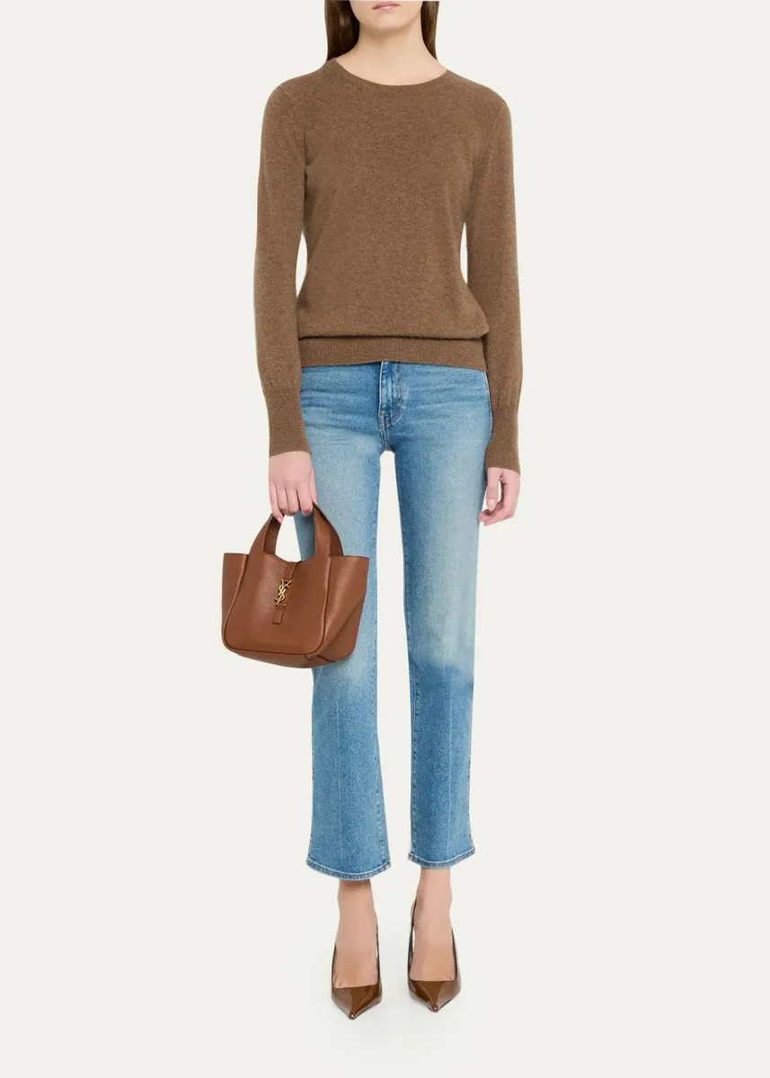 Saint Laurent Le 5 à 7 Bea Mini Tote Bag in Grained Leather | Thumbnail 5 Saint Laurent Le 5 à 7 Bea Mini Tote Bag in Grained Leather | Thumbnail 5