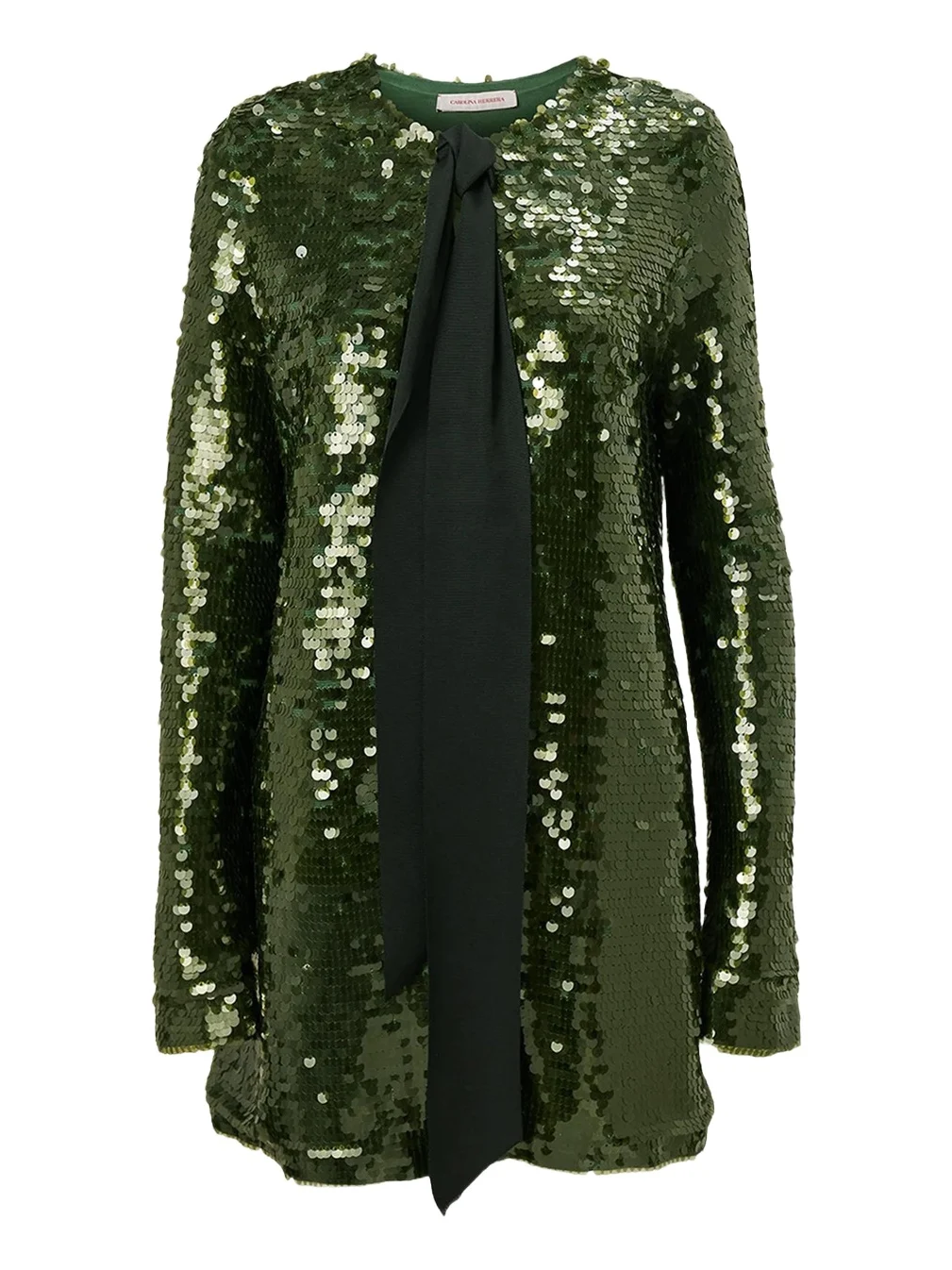 Sequin Embellished Long Cardigan