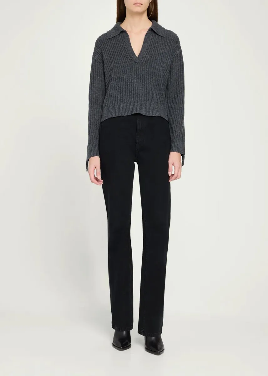 Simkhai Natalia Rib-Knit Fringe Sweater | Thumbnail 2 Simkhai Natalia Rib-Knit Fringe Sweater | Thumbnail 2