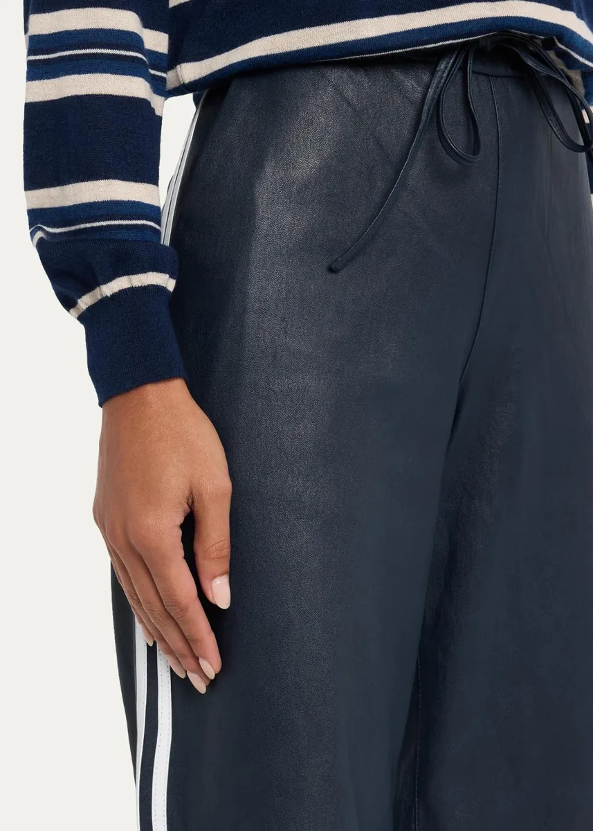 Sprwmn Baggy Athletic Leather Pants | Thumbnail 5 Sprwmn Baggy Athletic Leather Pants | Thumbnail 5