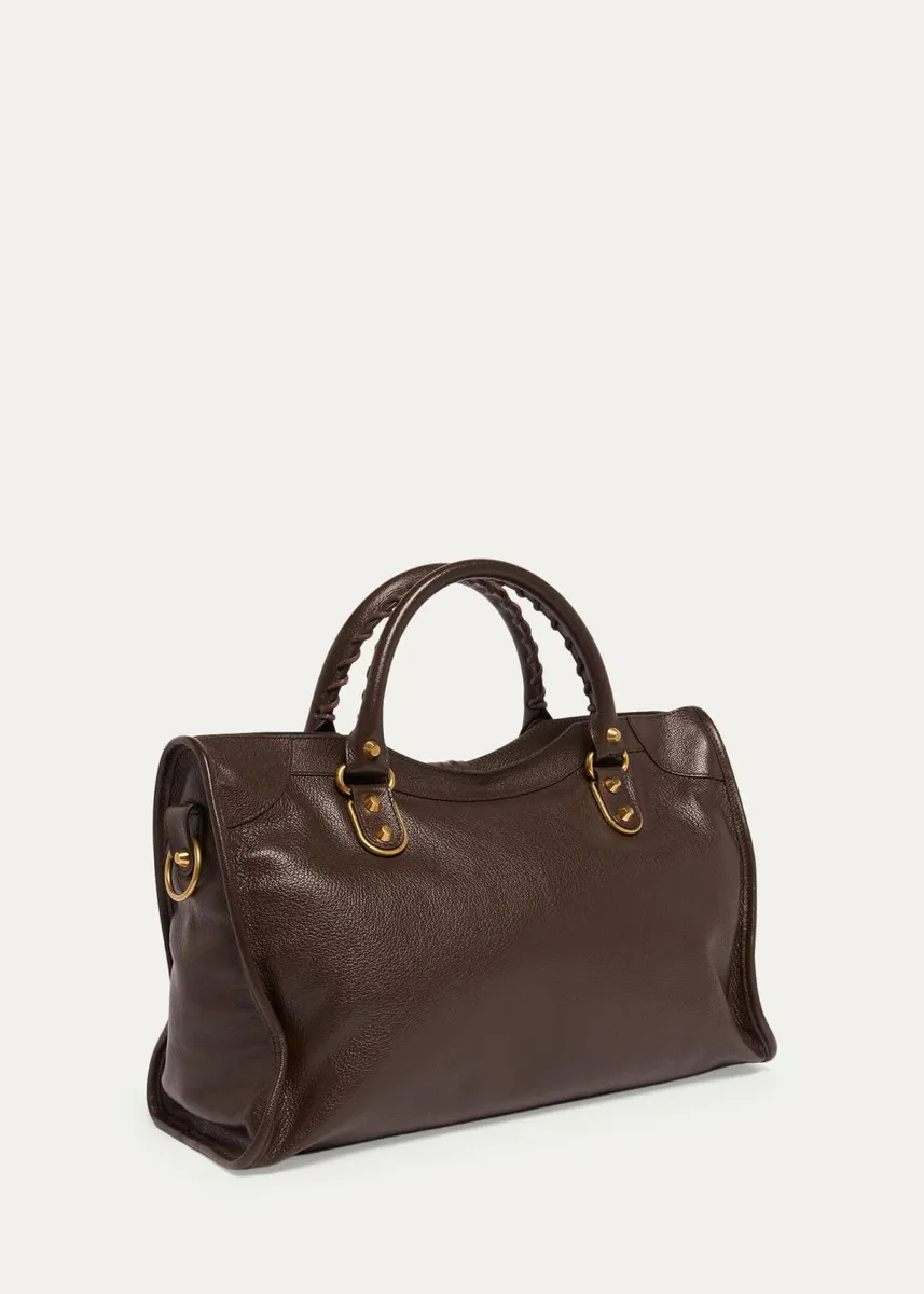 Balenciaga Le City Uptown Medium Leather Top-Handle Bag | Thumbnail 7 Balenciaga Le City Uptown Medium Leather Top-Handle Bag | Thumbnail 7