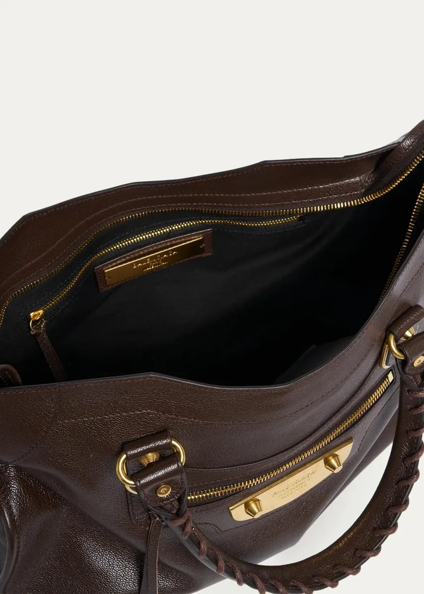 Balenciaga Le City Uptown Medium Leather Top-Handle Bag | Thumbnail 8 Balenciaga Le City Uptown Medium Leather Top-Handle Bag | Thumbnail 8