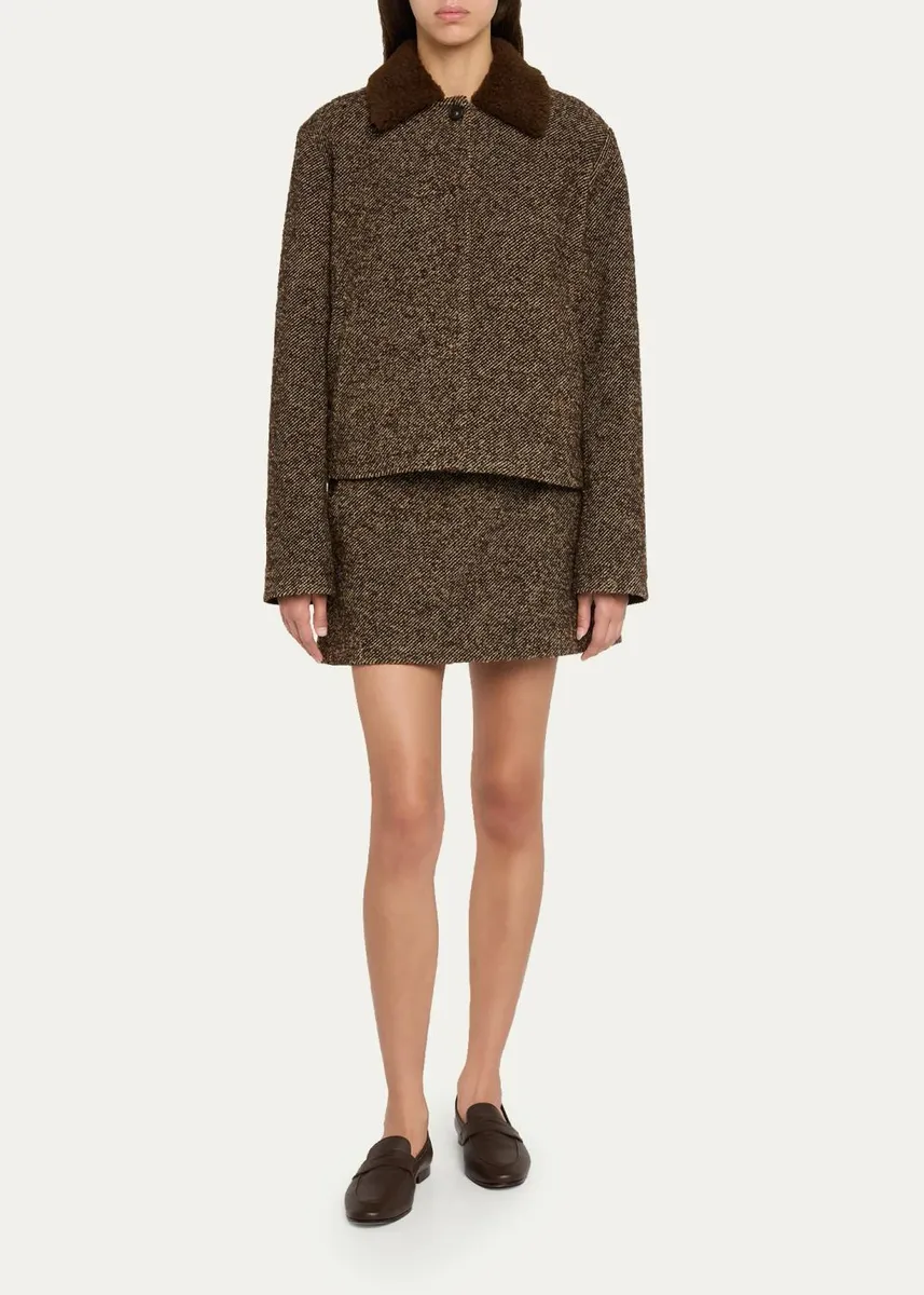 Vince Boucle Mini Skort | Thumbnail 2 Vince Boucle Mini Skort | Thumbnail 2